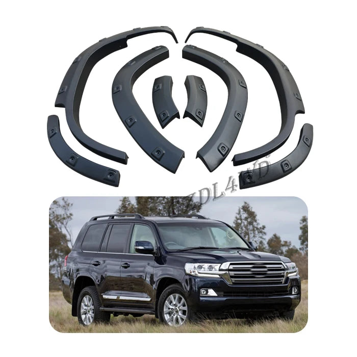 GZDL4WD ABS Car Fender Flare for Land Cruiser LC200 Prado Fj200 2016-2018 Car Fenders