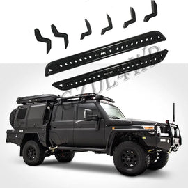 GZDL4WD Auto Exterior Accessories Fixed Offroad Footstep Side Car Running Board Step for Land Cruiser79 LC79