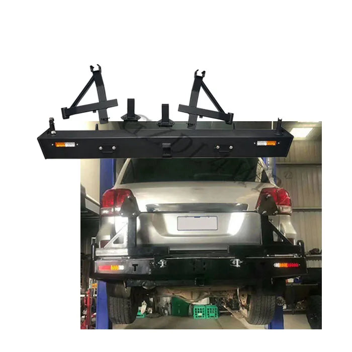 GZDL4WD Car Bull Bar 4x4 Rear Bumper for Land Cruiser LC200 Back Bull Bumper Guard