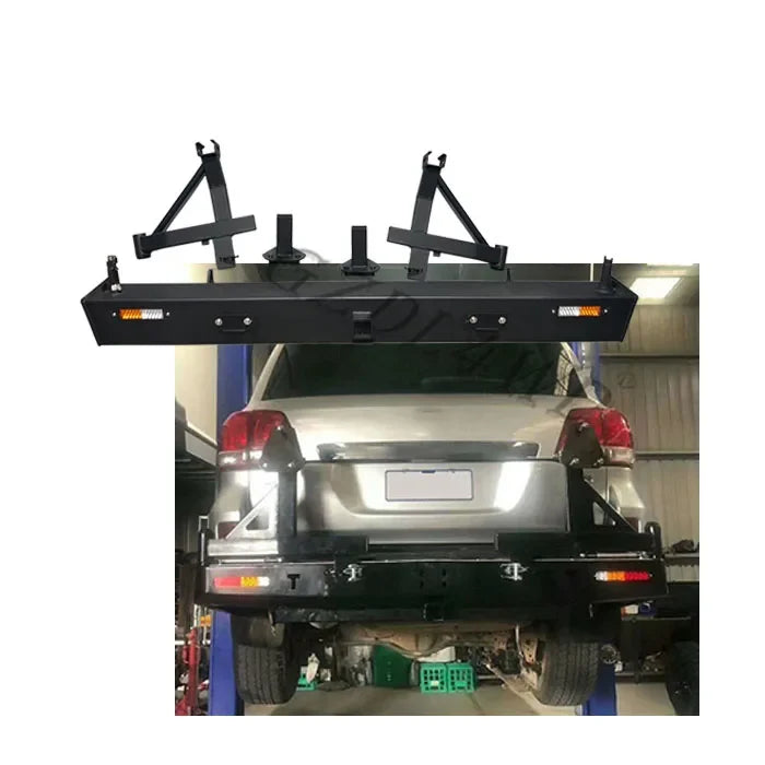 GZDL4WD Car Bull Bar 4x4 Rear Bumper for Land Cruiser LC200 Back Bull Bumper Guard