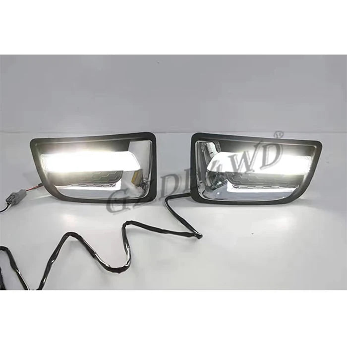 GZDL4WD FL-DMAX 36W LED DRL Daytime Running & Fog Lights 12V for Isuzu D-MAX III (RG01) 2012-2015