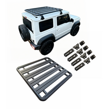 Load image into Gallery viewer, GZDL4WD High Quality Aluminum Alloy 4x4 Car Roof Rack Luggage Basket 100kg+ 135x125cm Jimny JB64 JB74 Gen4 2019+ Flat Pl