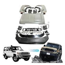 Load image into Gallery viewer, GZDL4WD Latest LC76 Front Bumper Facelift Body Kit for Land Cruiser FJ76 1984-2023 Upgrade to LC76 2024