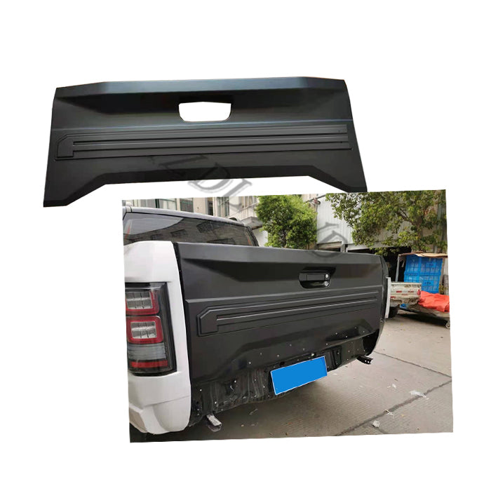 GZDL4WD Luxury Matte Black Auto Modification Accessories Rear Tailgate Cover for 2012-2021 with Sensor Bracket