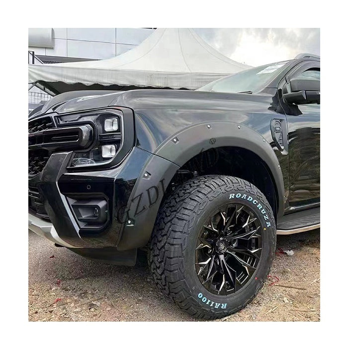 GZDL4WD Matte Black ABS Fender Flares 6pcs for 2023 Wildtrak Next Gen 6inch Wheel Arch