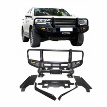 Load image into Gallery viewer, GZDL4WD New Heavy Duty Steel 4WD Front Bumper with Textured Black Protection for Prado 200 Series 2016-2020 J200 Bullbar