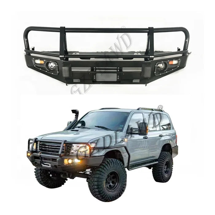 GZDL4WD OEM Auto Parts Car Body Kit Bull Bar Front Car Bumpers for Land Cruiser 100 1998-2007