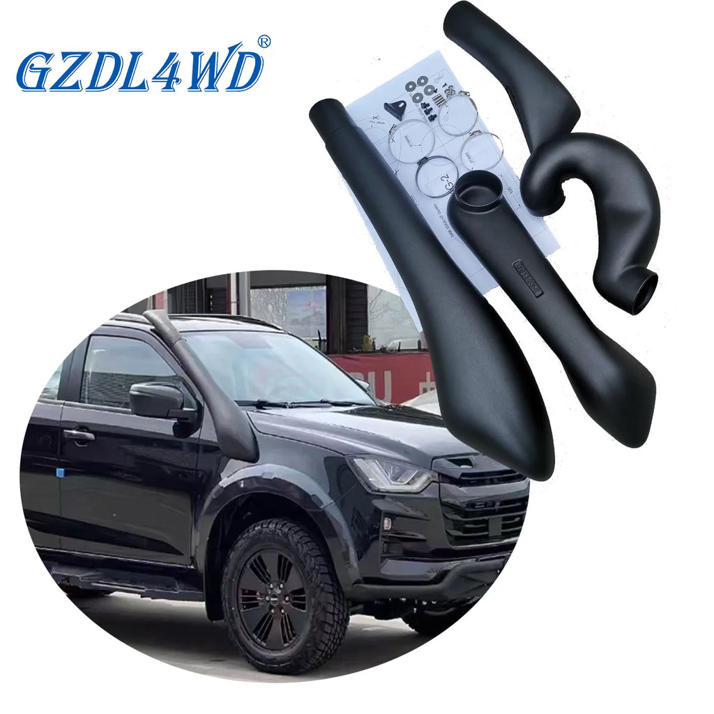 GZDL4WD Offroad Car Snorkel Kit for Isuzu D-MAX 2021+ LLDPE Black Air Intake