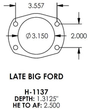 Load image into Gallery viewer, FORD 9" BILLET HOUSING ENDS BIG FORD LATE, 3.150" BEARING