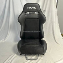 Load image into Gallery viewer, Universal reclining racing bucket seat black