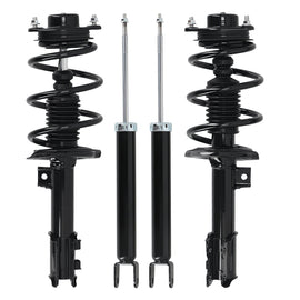 Factory 4PCS Front Rear Complete Strut Assembly with Coil Spring for Hyundai Sonata 2011 Daily Use Shocks 172585