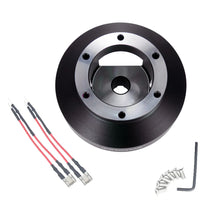 Load image into Gallery viewer, Aluminium Steering Wheel Hub Adapter Boss Kit for Honda - Black