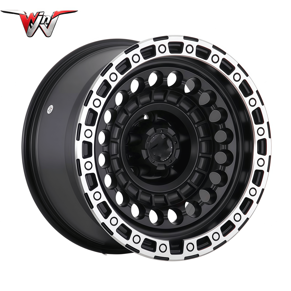 2005-2024 Toyota Hilux Set of 4 17 Inch Wheels 4x4 Beadlock Offroad Rims 6x139.7 5x150 5x127
