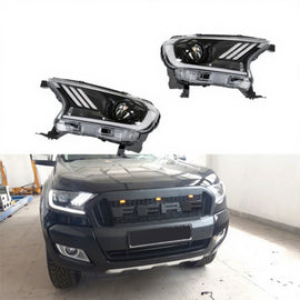 4x4 Car LED Headlight for Ranger T7 2015-2017 Headlights Head Lamp Front Light