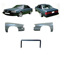 Load image into Gallery viewer, Audi 100 C3 (Typ 44) 1982–1991 Rear Bumper and Fenders 443807301 443821105