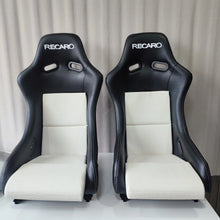 Load image into Gallery viewer, SEAT-028 Universal Fixed Position Bucket Racing Seat Carbon Fiber Embroidery