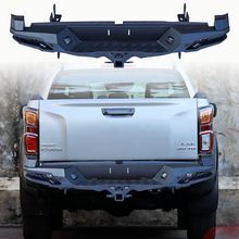 Load image into Gallery viewer, Rugged steel rear bumper for Isuzu D-Max 2021+ overland upgrades