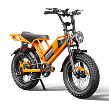 Load image into Gallery viewer, Fat Tire Electric Bike New Style 48V 750W Fat Tire Electric Mountain Bike with 15Ah Battery, Fast Adult E-Bike, Off Road Bicycle with US Warehouse Stock