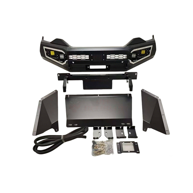 Isuzu D-Max Off-road Steel Front Bumper with LED Light