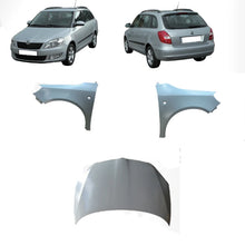 Load image into Gallery viewer, Skoda Roomster 2006–2015 Front Fender LH / RH and Bonnet 5J0821021 5J0821022 5J0823031