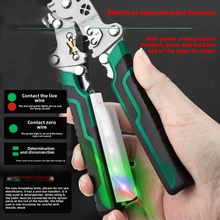 Load image into Gallery viewer, Wire Stripper Tool – Multifunctional Needle-Nose Folding Electrician Pliers with Test Pencil Hand Tools