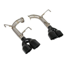 Load image into Gallery viewer, Subaru WRX / WRX STI 2015-2021 304 Stainless Axle-Back Muffler Delete Exhaust with Black Quad Tips
