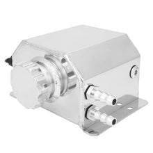 Load image into Gallery viewer, Universal 1 Litre Anodised Aluminium Engine Oil Catch Tank, ORB-6 Thread, 12 mm Ports