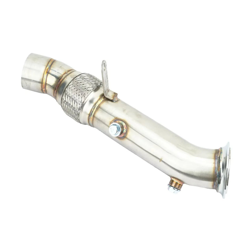 BMW N55 535i F10 640i 740Li Exhaust Downpipe Polished Steel
