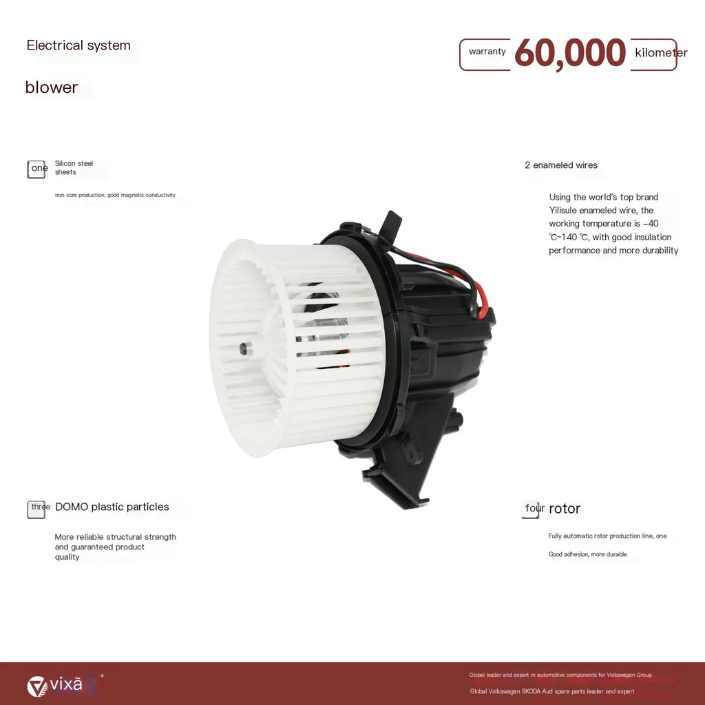 Audi A8 D3 2002–2010 Heater Blower Motor 4E0959101A