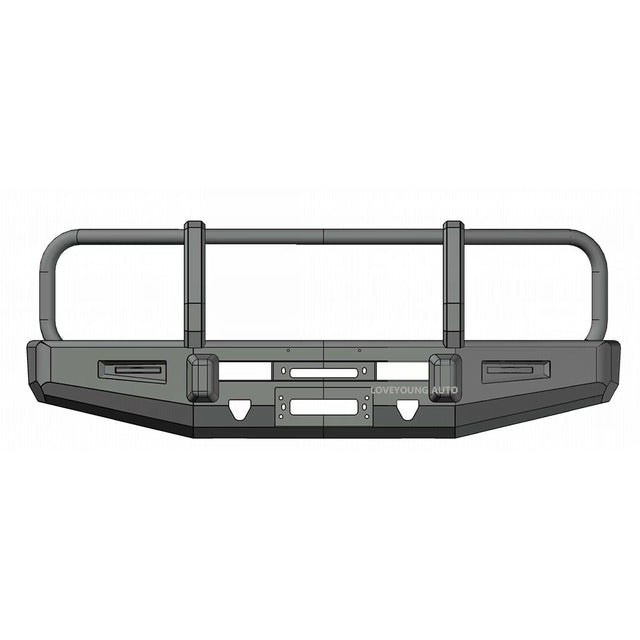 Pickup / multi-fitment Heavy Duty Steel Front and Rear Bumper Bull Bar