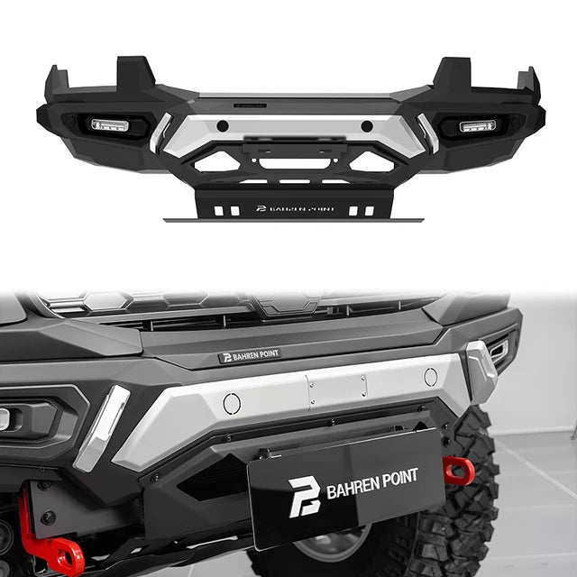 Pickup / multi-fitment BahrenPoint Offroad Front Bumper Carbon Steel Bull Bar