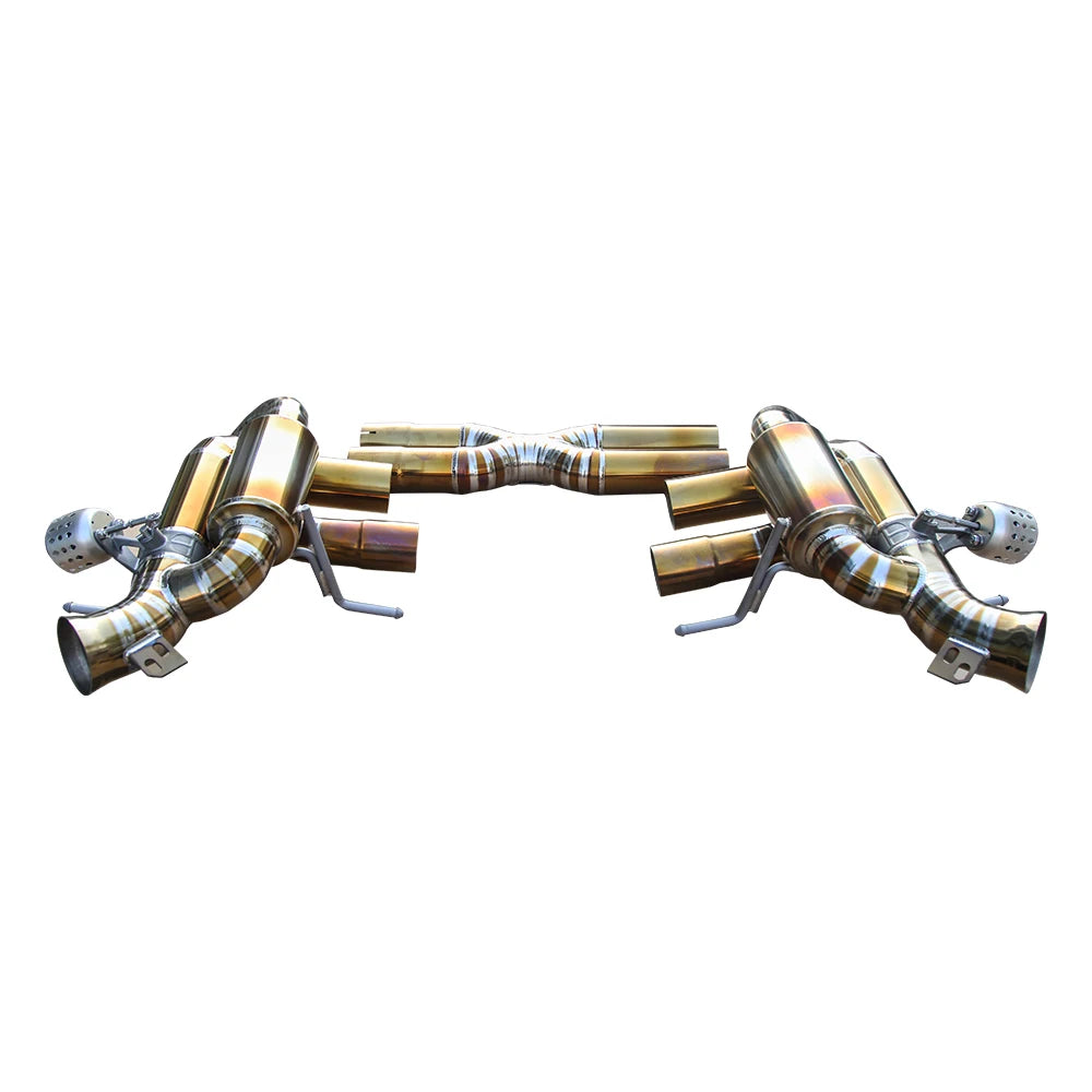 Ferrari F12 Berlinetta / F12 TdF / 812 Superfast / 812 GTS V12 Titanium Exhaust System with Heat Shield