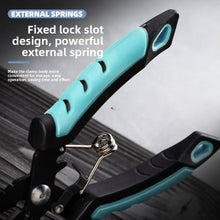 Load image into Gallery viewer, Fishing Pliers – Multifunctional Stainless Steel Needle Nose Lure &amp; Line Cutters with Rubber Plastic Handles