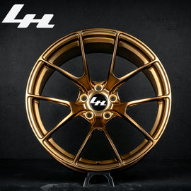 Universal 17-24 Inch ET50 10-Spoke Matte Bronze Forged Sports Alloy Wheel