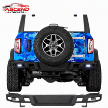 Load image into Gallery viewer, Ford Bronco Baja Offroad Steel Tubular Rear Bumper