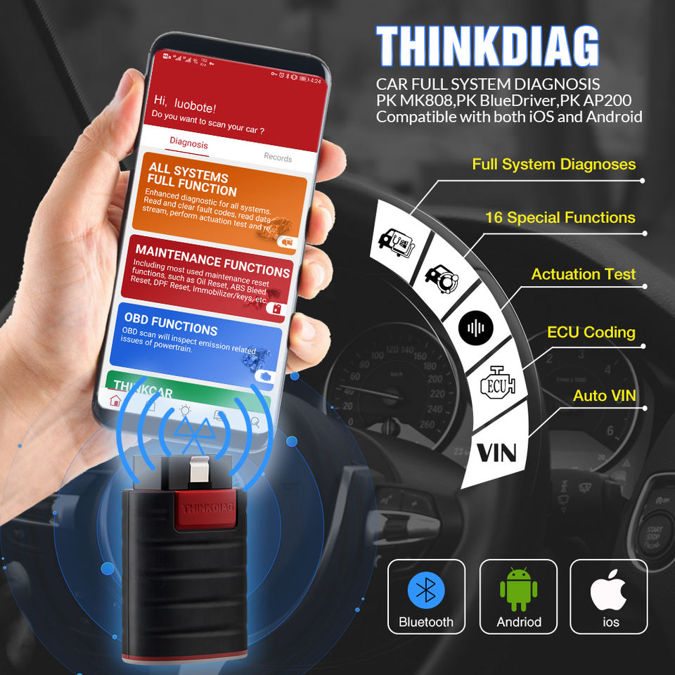 Thinkdiag Full System Scanner - view 2