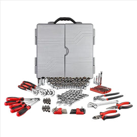 205-Piece Ratchet Wrench Tool Set 1/4 3/8 1/2 Drive SAE/Metric