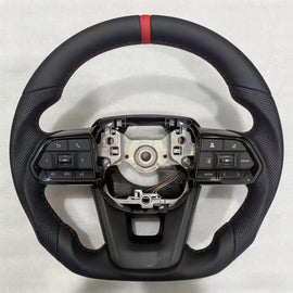 Toyota Land Cruiser Hilux Prado Cruise Control Leather Steering Wheel