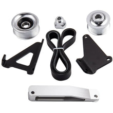 Load image into Gallery viewer, Honda K20 / K24 K-Series Swap A/C and Power Steering Eliminator Pulley Set - Dual Pulley