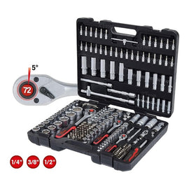 180-Piece Auto Repair Tool Set Hand Tool Hardware Socket Kit