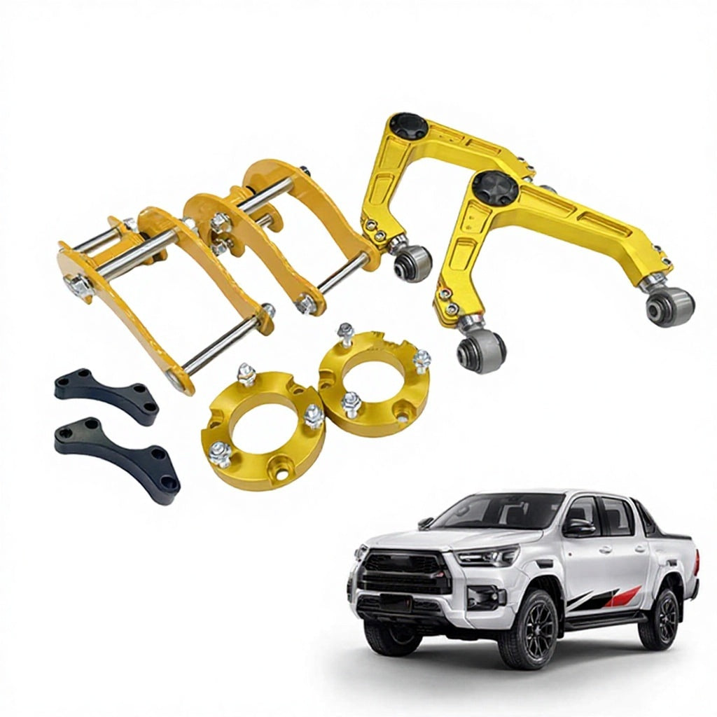WAAG4x4 Aluminum Alloy & Steel Suspension Front/Rear Lift Kit for Toyota Hilux VIGO REVO with Comfort Shocks and Springs