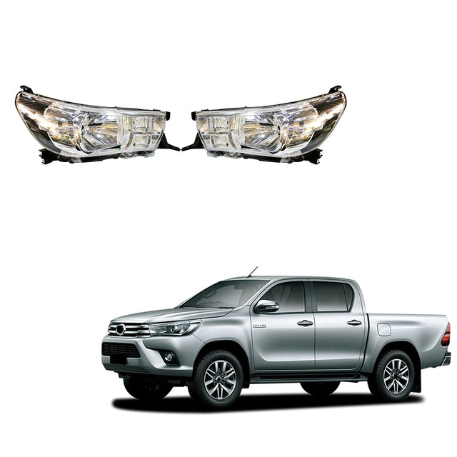 Toyota Hilux Vigo OEM Headlight Set (81110/81150-OK660) - HDL-TYT-003