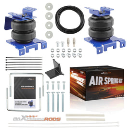 Air Spring Helper Suspension Bag Kit for Silverado Sierra 2500HD 3500HD 2WD 4WD 2001-2010 up to 5000 LBS