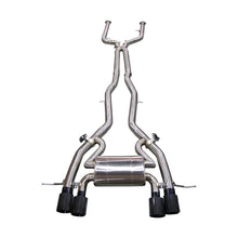 Load image into Gallery viewer, BMW M3 G80 G81 / M4 G82 G83 2021+ S58 3.0TT T304 Stainless 76mm 4-Tip Valved Catback Exhaust for OPF Models