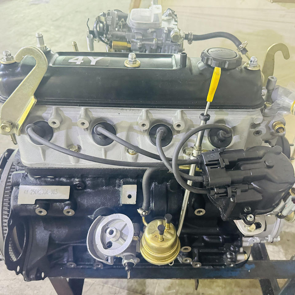 Factory Supply 4Y EFI 4Y-E Carburetor Long Block Engine Assembly for Daihatsu Delta Truck Van Crown Hiace Hilux Forklift