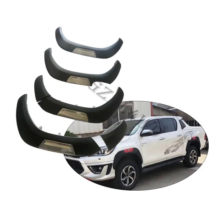 GZDL4WD 4x4 Pick up Car Accessories ABS Fender Flares for Hilux Revo 2020 2021 Wheel Arch Flares