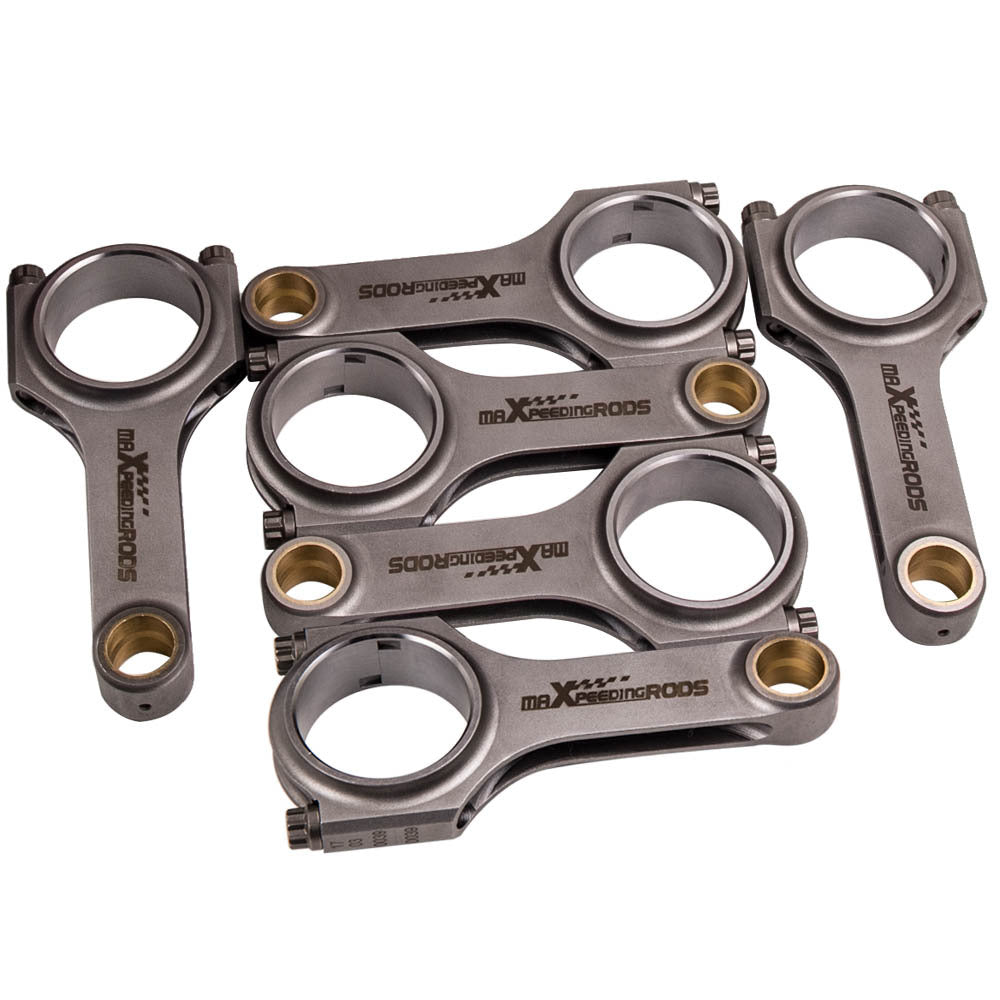 H-beam Forged 4340 Connecting Rods for Audi B5 S4 A4 A6 V6 Engines 2.6L, 2.7 T 30V 2.8L 12V TUV Conrod for VW
