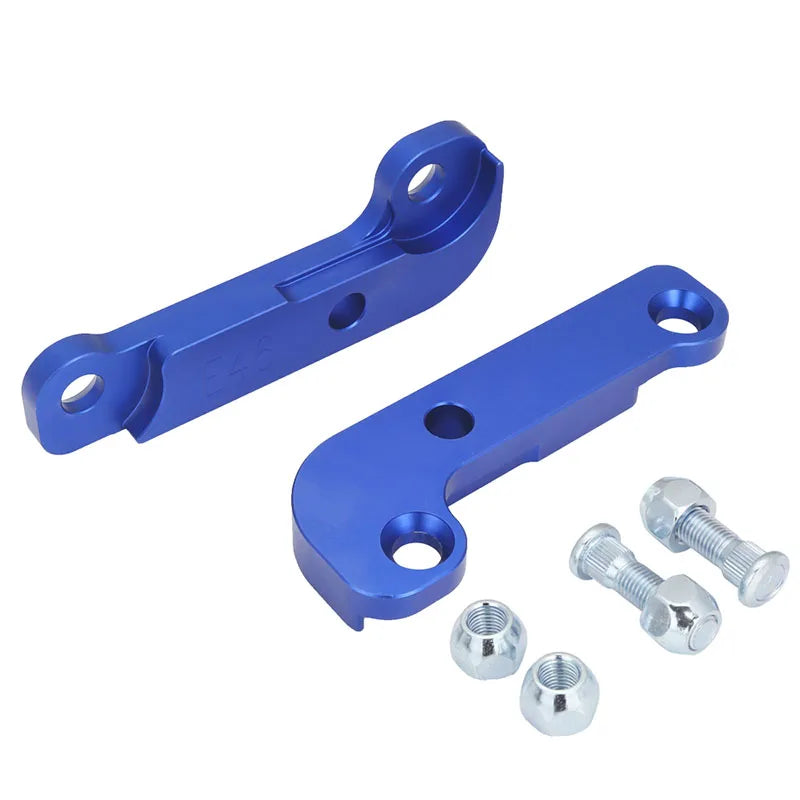 BMW E36 E46 Aluminium Drift Steering Lock Kit Adapter - 25 Percent More Steering Angle per Supplier