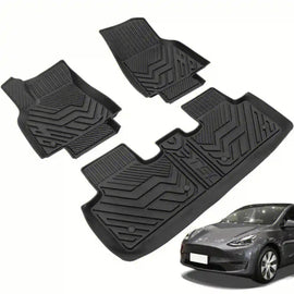 Tesla Eco-Friendly Waterproof Custom-Fit RHD TPE Floor Mats