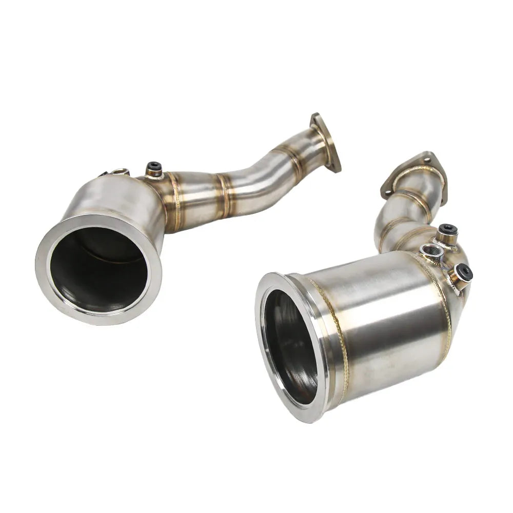 Audi RS6 / RS7 C8 2019+ EA825 4.0T Twin-Turbo V8 Stainless Steel Catless Downpipes (Left and Right)